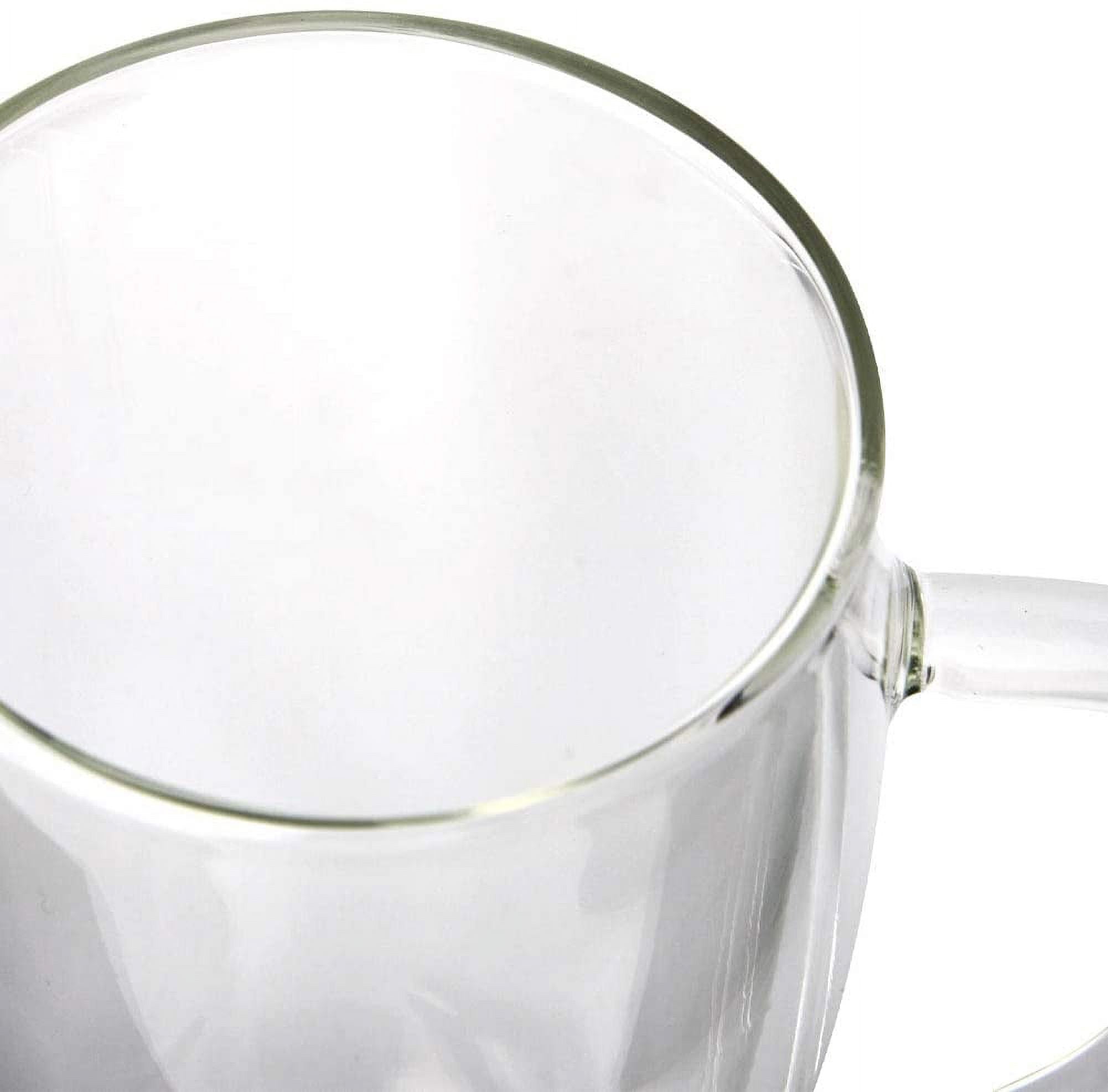 Free shipping】 Double wall design clear glass cup/ transparent Coffee –  zptableware