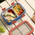 thumbnail image 3 of WRKEKC Clearance Stainless Steel Compartment Lunch Box with Insulation Layer, Leak-Proof Container for Office, School, and Travel Meals, 3 of 6