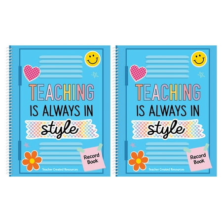 Teacher Created Resources Cool for School Record Book, Pack of 2