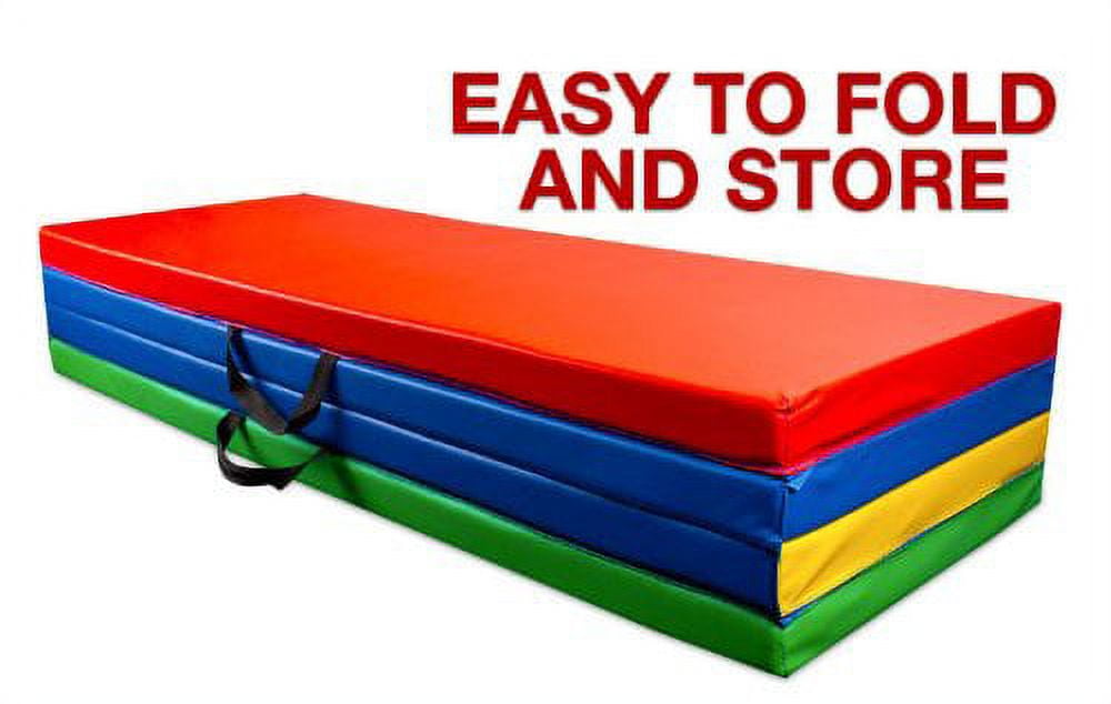 K Roo Sports Children s Gymnastics 4 x 6 4 panel Tumbling Mat
