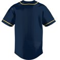 thumbnail image 3 of Men's GameDay Greats  Navy Central Alabama Community College Trojans Lightweight  Baseball Jersey, 3 of 4