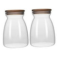 thumbnail image 4 of Raindrops  2 Pcs Storage Jar Airtight Jam Jars Flour Container Sugar with Lid, 4 of 8