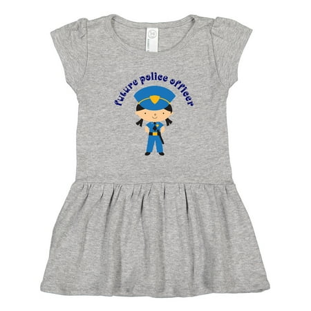 

Inktastic Future Police Officer Girls Law Enforcement Gift Toddler Girl Dress