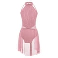 thumbnail image 3 of YEAHDOR Girls Chiffon Lyrical Modern Dance Dress Sparkle Sequin Ballet Leotard Dancewear Costume Nude 10, 3 of 7