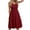 Red#1, variant on pstuiky Summer Dresses for Women , Solid Color Tank Dress Suspenders Midi Dress Casual Sleeveless V-Neck Formal Dresses for Women with Button Black L
