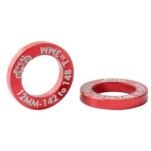 EeaseCA 2 Pcs Rondelle de Conversion de Moyeu de Vélo de Montagne 5 mm Rondelle de Conversion 100 à 110 mm