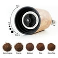 thumbnail image 4 of AGCAN Manual Coffee Grinder Portable Coffee Bean Mill Grinders with Ceramic Burr, 304 Stainless Steel Hand Crank - Fine Coarse Adjustable - for Outdoor, Travel, Espresso, 4 of 11
