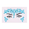 thumbnail image 1 of Glamorous Rhinestone Face Jewels for Festivals and Parties - Colorful Acrylic Stickers for Eye Makeup Decor, Model SY005-1, 1 of 6