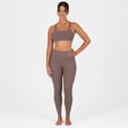 thumbnail image 5 of YITTY Active UltraLuxe High Waisted Leggings for Women, No Front Seam Tummy Control, Buttery Soft, Womens Yoga Pilates Gym, Taupe Brown, XS, Regular, 5 of 5