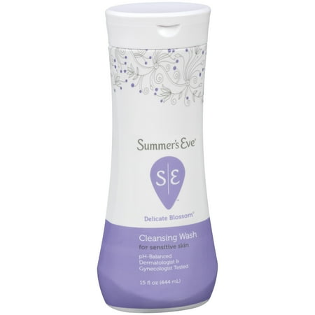 Summer's Eve Cleansing Wash, Delicate Blossom, 15 (Best Soap For Vaginal Odor)