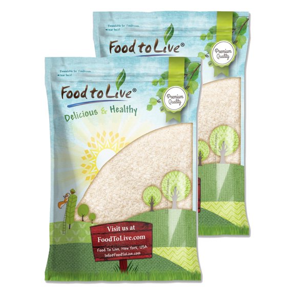 Thai Hom Mali Jasmine White Rice, 24 Pounds — Kosher, Raw, Vegan — by Food to Live