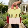 thumbnail image 6 of Multi-Compartment Outdoor Gardening Tool Storage Bag with Convenient Carry Handle and Expandable Design – Versatile Organizer for Garden Tools, Makeup, and Everyday Essentials, 6 of 7