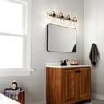 thumbnail image 3 of 45974OZ Kichler Lighting Avery - 4 Light Bath Vanity Approved for Damp Locations - with Vintage Industrial inspirations - 9.25 inches tall by 33.25, 3 of 6