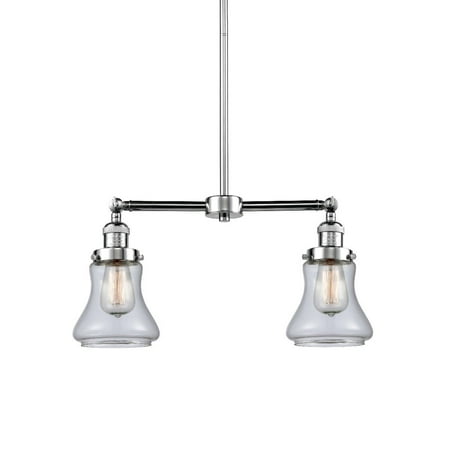 

Innovations Lighting 209 Bellmont Bellmont 2 Light 21 Wide Linear Chandelier - Chrome