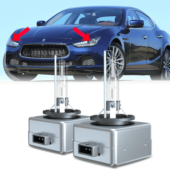 For 2014 2015 2016 2017 2018 2019 2020 Maserati Ghibli D3S/D3R LED Headlight Bulbs Kit High/Low Beam