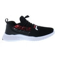 thumbnail image 2 of Fila Fantastiq 2 Boys Shoes Size 4, Color: Black/Red, 2 of 5