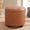 Faux Leather Cognac, variant on Ornavo Home Round Storage Ottoman with Lid – 18" Boucle Tufted Ottoman with Storage, Foot Rest Stool & Vanity Chair for Living Room, Bedroom, Entryway – Holds 300 lbs, White