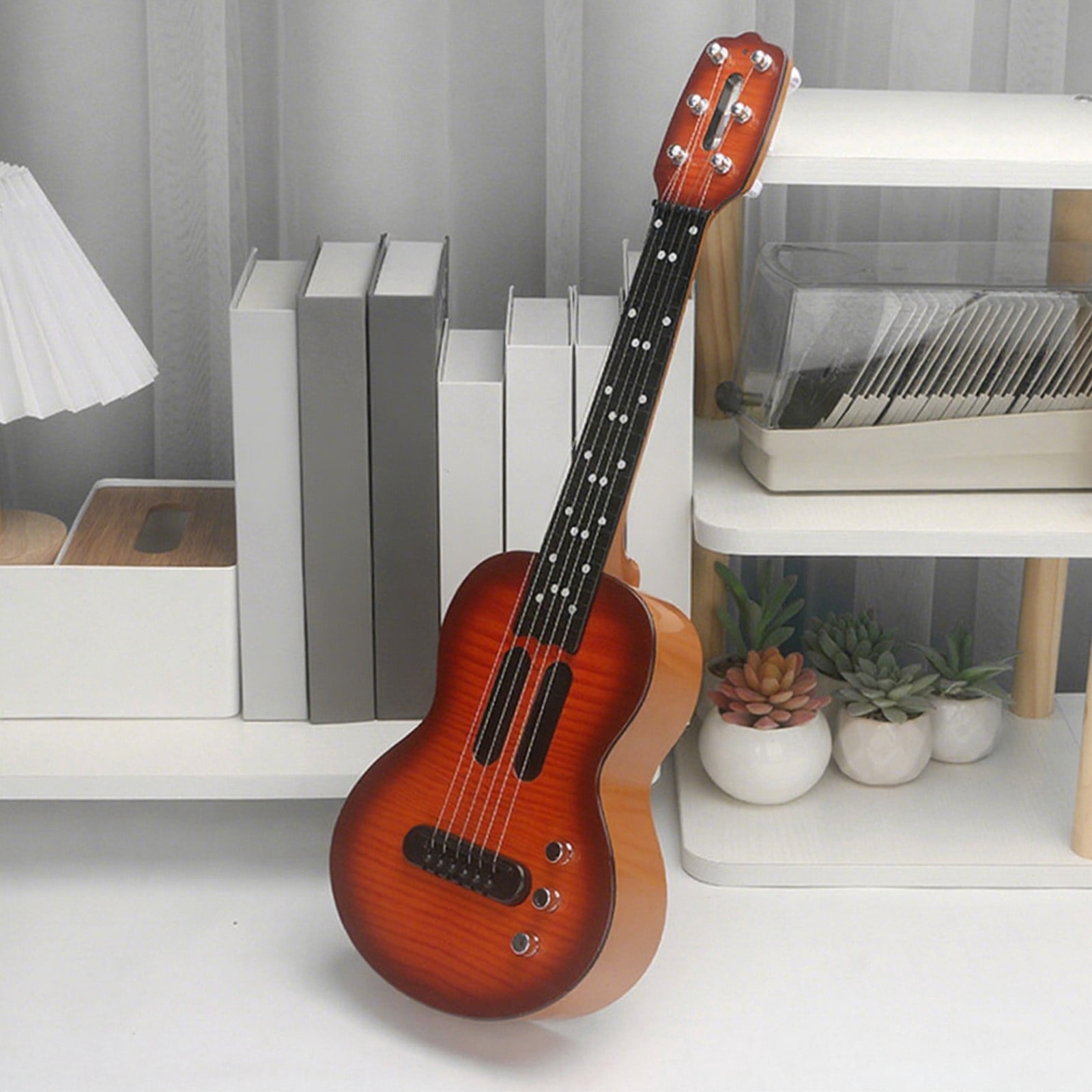 EazyTech Kids Touch-Sensitive Ukulele Guitar Toy with Realistic Tuning Buttons, Musical Learning Instrument for Early Childhood Education, Interactive Play with Sound Effects, Ideal Gift for Ages 3+