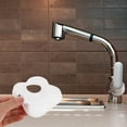 thumbnail image 4 of LOLIPPYY Transparent Silicone Sink Splash Guard for Kitchen Faucet, Helps Prevent Water Splash and Minimizes Limescale Build-Up, 4 of 8