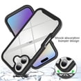 thumbnail image 3 of Allytech for iPhone 17 Case with Built-in Screen Protector, Clear Back Anti-Slip Rugged Two-Layer Protective Case for Apple iPhone 17, Purple, 3 of 5