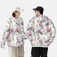 thumbnail image 6 of Fotbe Orchids Flowers Men's Women's UPF 50+ Sun Protection Jacket Hooded Cooling Shirt with Pockets Hiking Outdoor Performance-3X-Large, 6 of 9