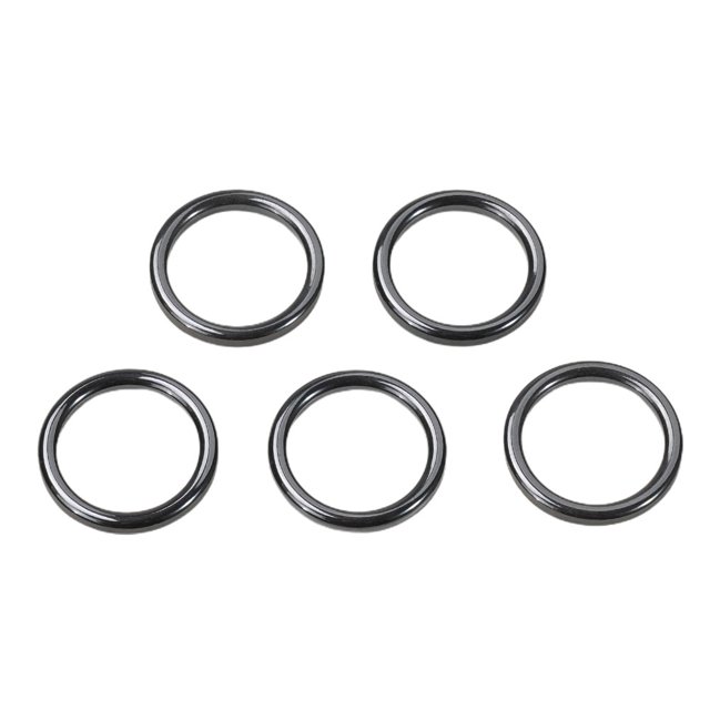 Mosiee 5Pcs/Pack Ceramic Rod Guide Rings Upgrade Fishing Gear Wear-Resistant Heat-Resistant Ceramic Guide Rings Fishing Accessories