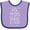Lavender and Purple, variant on Inktastic We Will Serve the Lord Bible Verse Boys or Girls Baby Bib