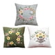 thumbnail image 1 of Juego de Fundas de Almohada Sunnimix Bordado Semiacabado 3 Uds Patrón Floral, 1 of 8
