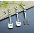 thumbnail image 2 of U8MO 12~50pc Retro Mini Love Shovel Alloy Charms Pendant Jewelry Making DIY 30*6mm-50pcs, 2 of 8