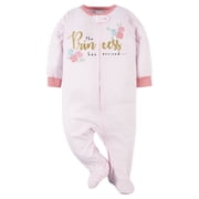 Gerber Baby-Girls 2-Pack Sleep N Play 6-9 Months Princess Pink