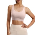 thumbnail image 2 of Livrdious Sports Bras for Women Lightweight Breathable Cross Back Medium Support Padded Push Up Sport Bra comfy for Fitness Workout Yoga and Everyday Wear, 2 of 4