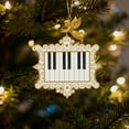 thumbnail image 4 of Musical Instrument Christmas Decoration Pendant - Hanging Ornament with Joyful Melodies, Unique Musical Decorations for Christmas Tree, Home Holiday Accent to Celebrate Winter, 3.1in, F, 4 of 7