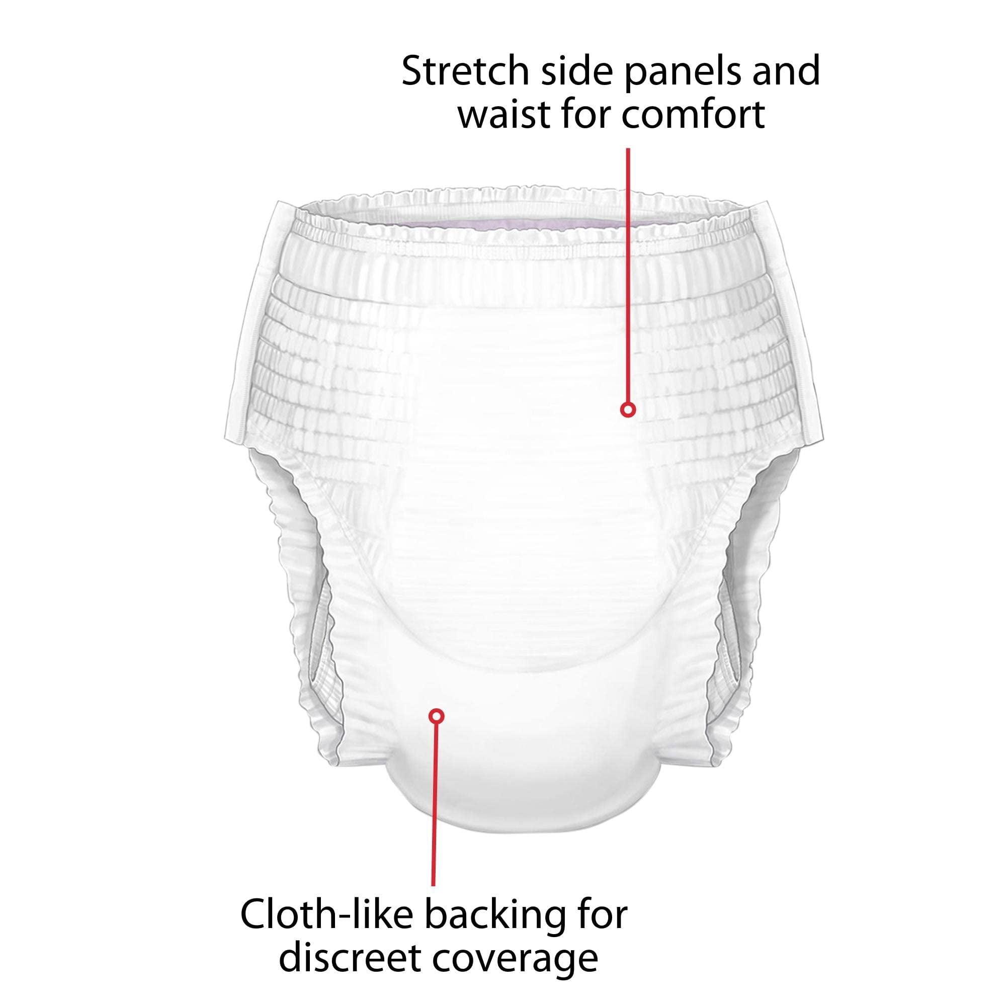 Cardinal Health Pull-On Underwear for Boys and Girls - Disposable Youth Training Pants with Tear Away Seams - Overnight Protection, Medium, 38-65 lbs, 17 Count, 1 Pack