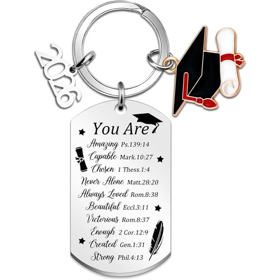 2026 Graduation Gift Class of 2026 Keychain Inspirational Graduation Gifts for Her Him Grad Gifts for College Senior Graduates Women High School Masters Degree Phd Gift
