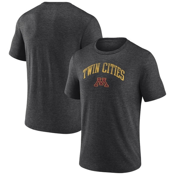 Men's Charcoal Minnesota Golden Gophers Arched City Tri-Blend T-Shirt