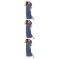 thumbnail image 2 of Qarigey Batas de mujer: favorecedoras y cómodas para el día a día Camisones y camisones de mujer Camisón Ropa de dormir Manga azul M Type1 NO1, 2 of 6