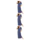 thumbnail image 2 of Qarigey Batas de mujer: favorecedoras y cómodas para el día a día Camisones y camisones de mujer Camisón Ropa de dormir Manga azul M Type1 NO1, 2 of 6