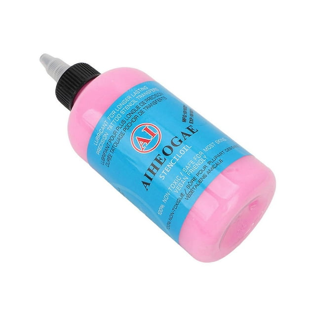 Pink Tattoo Transfer Cream Moisturize Skin Friendly Fast Print Long Lasting Tattoo Stencil Application Cream for Baby Art 250ml