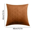 thumbnail image 3 of Latrodar New Velvet Retro Embossed Pillow Safe&Non-Toxic ushion Cushion Cover Orange 10x10 Inch Home Decor, 3 of 5