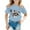 0-Light Blue505, variant on Tiijoy Toddler Girls Summer Short Sleeve T Shirt Casual Animal Print T-Shirt, Sizes 3-13