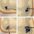 thumbnail image 5 of GEX DIY Latch Hook Kit Needlecrafts Gift Rug Cushion Cover Cute 16''by16'', 5 of 5