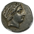 thumbnail image 1 of Kings of Paeonia, Patraus Silver Tetradrachm (335-315 BC) AU* NGC, 1 of 3