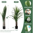 Silk Plant Corn Stalk 6ft Tall Faux Plants Indoor Large Fake Plants
