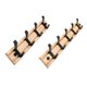 thumbnail image 1 of 2 Unids Coat Rack Ropa Hanger Ganchos de la sala de estar Closet Sombrero de madera PERRAMIENTO PERSONAJE GANCHO GANCHO, 1 of 6