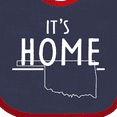 thumbnail image 4 of Inktastic It's Home- State of Oklahoma outline Boys or Girls Baby Bib, 4 of 4