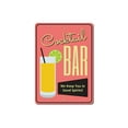 thumbnail image 2 of Cocktail Bar Novelty Decor, Metal Wall Sign - 10x14 Inches, 2 of 4