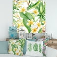 thumbnail image 2 of Designart ' Yellow Flowers and Tropical Foliage VII ' Modern Canvas Wall Art Print, 2 of 4