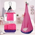 thumbnail image 2 of YOPTOP Siège de Balançoire pour Capsule Siège Suspendu Sans Coussins Chaise Hamac pour Enfant Intérieur&Extérieur Chaise Hamac Suspendue Durable, Rouge, 2 of 11