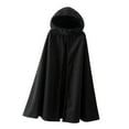 thumbnail image 2 of Cape à Capuche d'Halloween Manteau Robe Costume Devil pour Noël Cosplay Chic L, 2 of 9