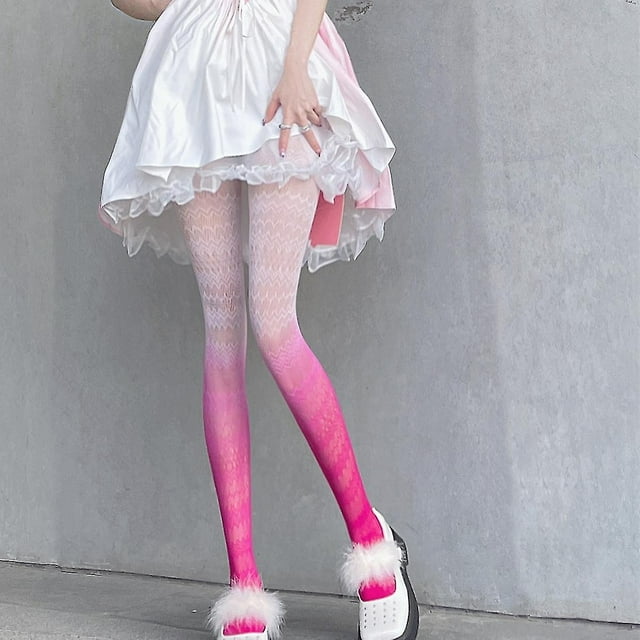 Collants Résille Collants avec Dentelle et Motif Silhouette Bas Cuisses Collants pour Femmes
